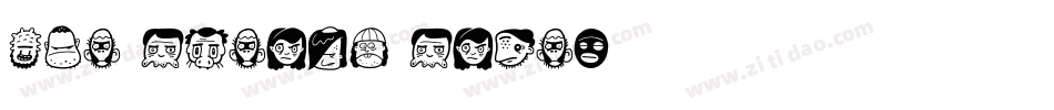 The Freaky Face字体转换
